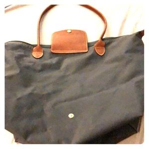 Longchamp navy tote
